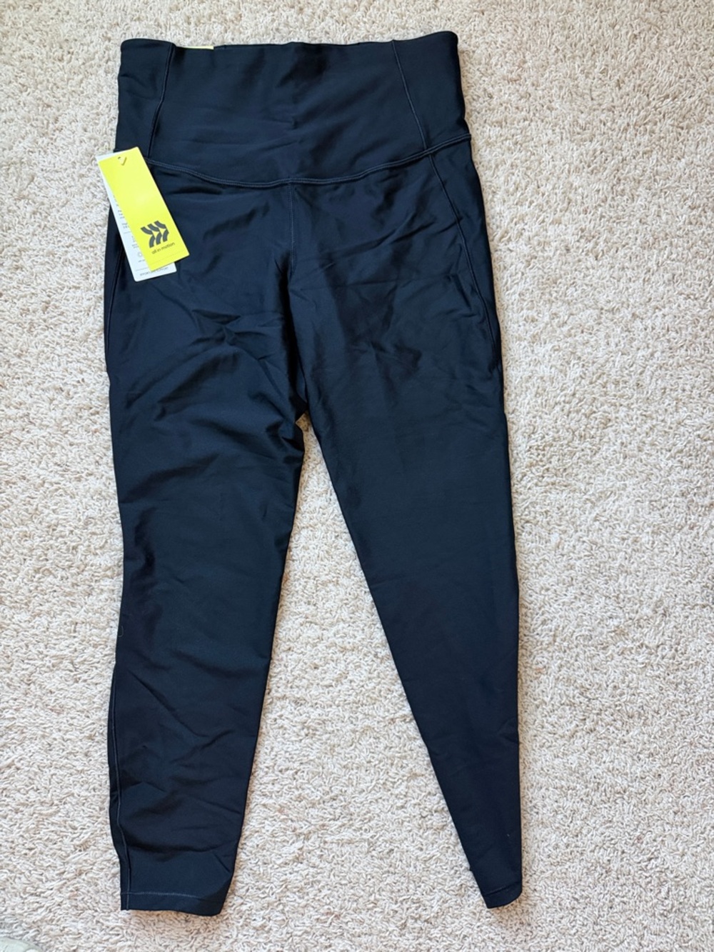 Black High-Waist all in motion leggings